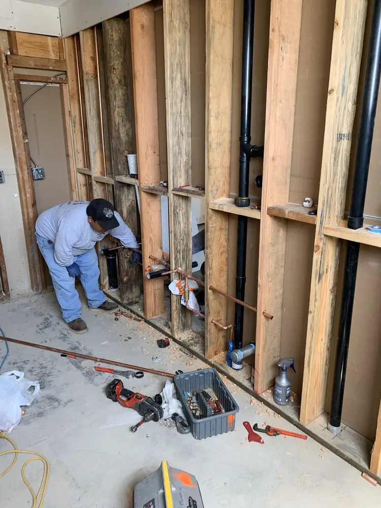 Commercial rough-in plumbing for Trenchless Sewer Repair in East Pines